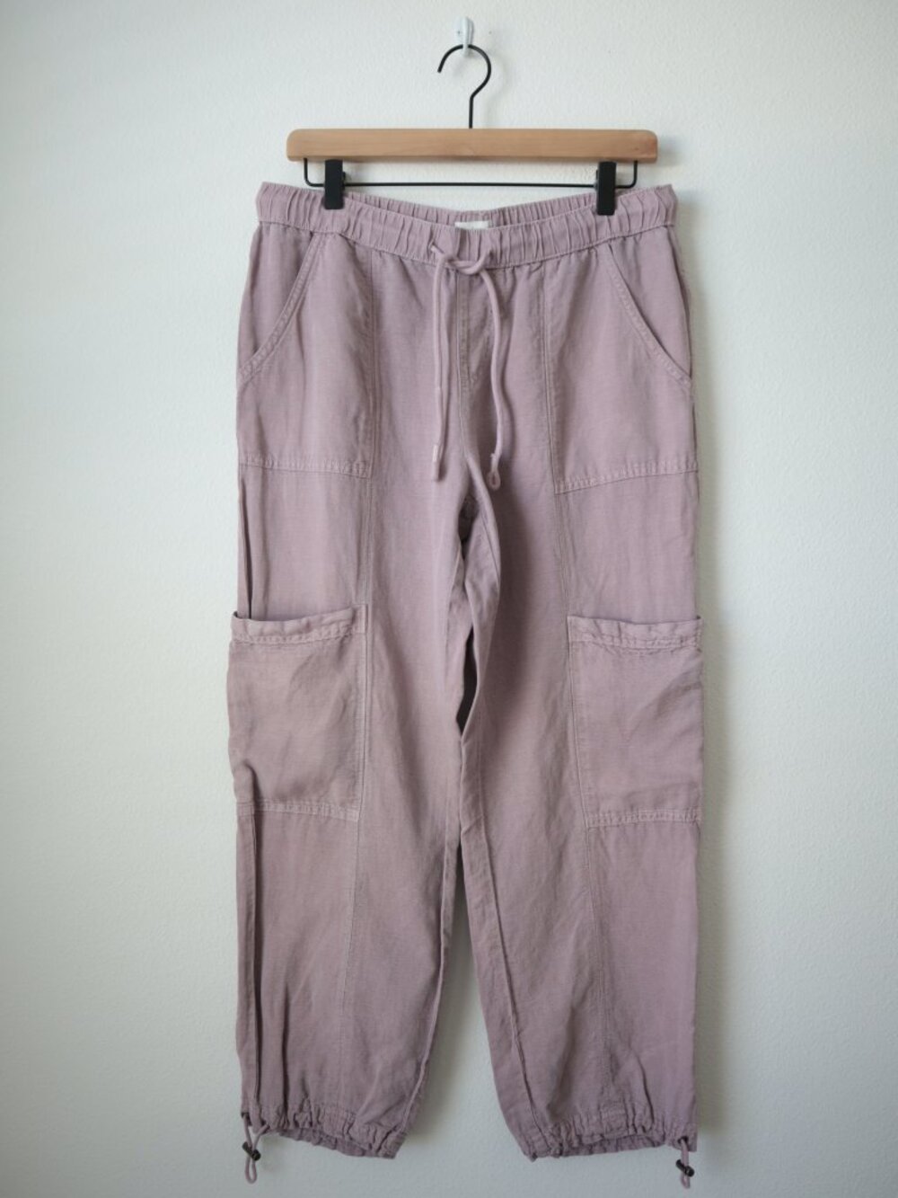Nicole Miller Lavender Linen Pants | M